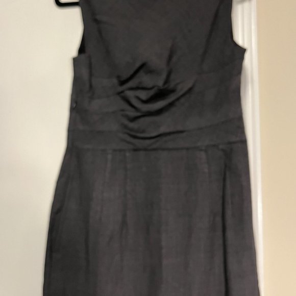 DKNY grey dress with pleated front - Picture 2 of 3